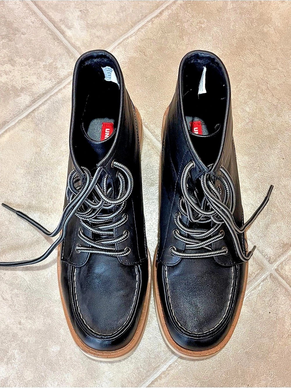 Timberland Black Lace-Up Boots